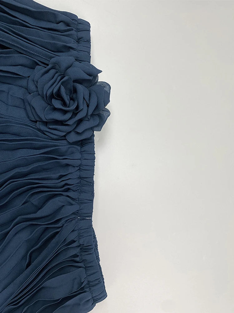 Gymystars Elegant Off Shoulder Maxi Dress Gauze Pleated Evening Dresses New Casual High Waist Tiered Luxury Party Women Dresses