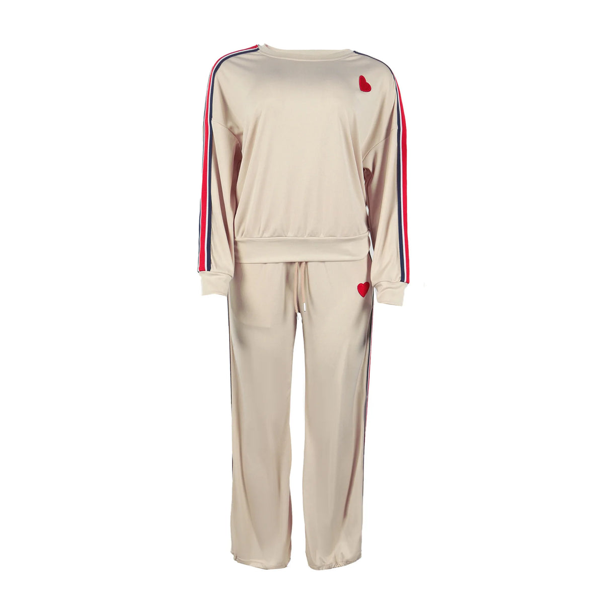 Casual Matching Two-Piece Jogger Tracksuit Set for Women