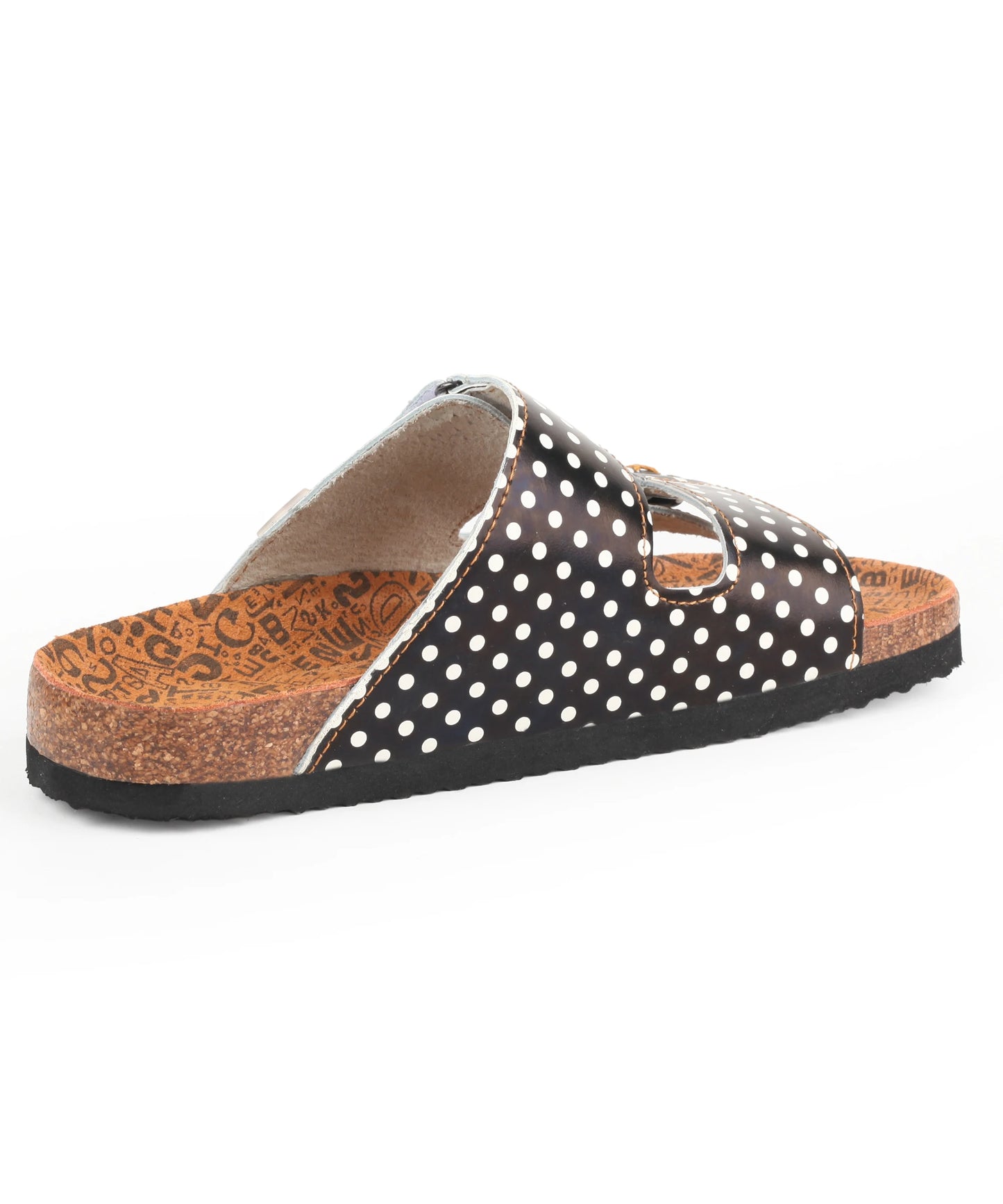 Casual Wave Point Leather Sandals