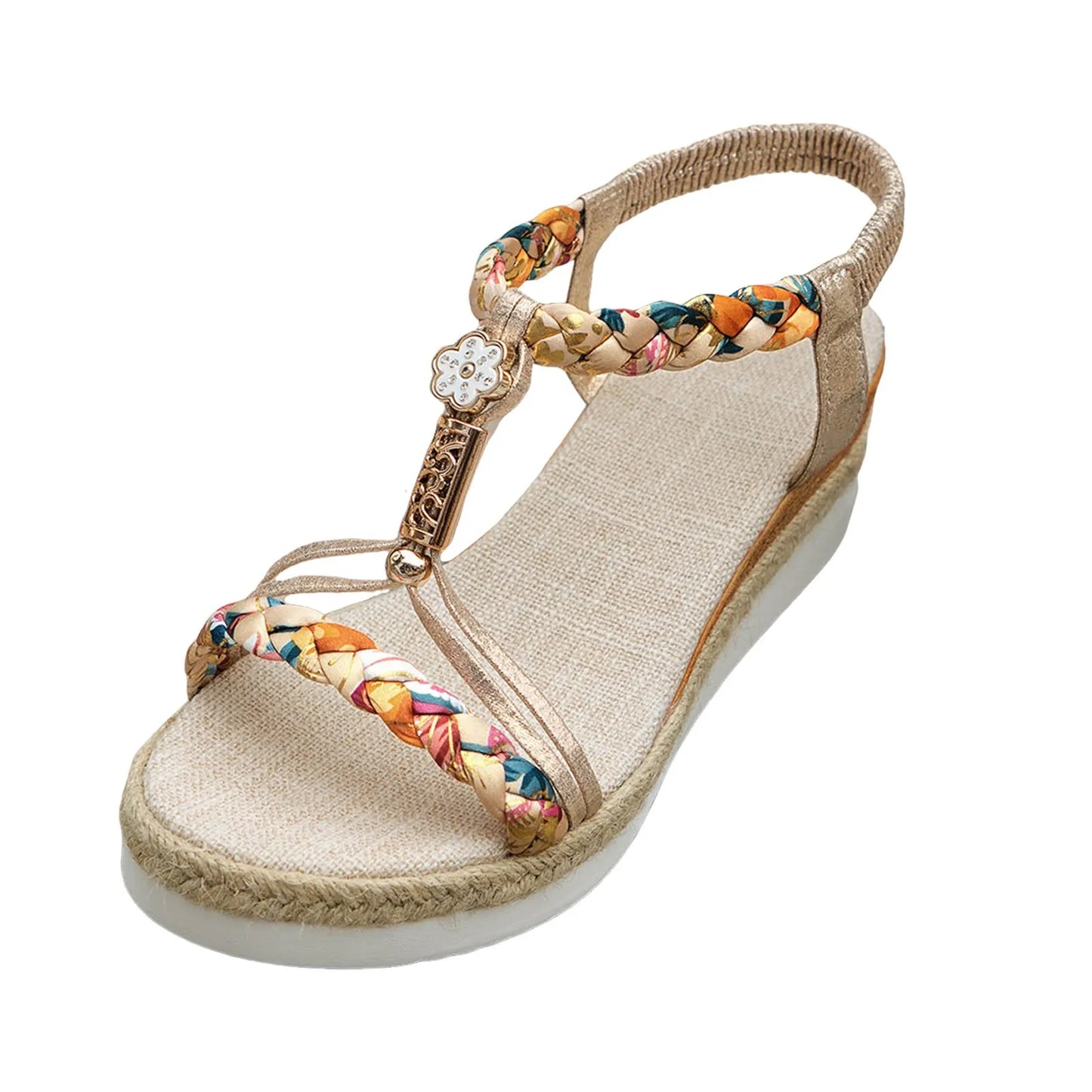 Comfortable Thick Sole Wedge Dress Sandals for Women