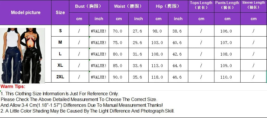 High Waist Wide Leg Faux Leather Cargo Pants for Women