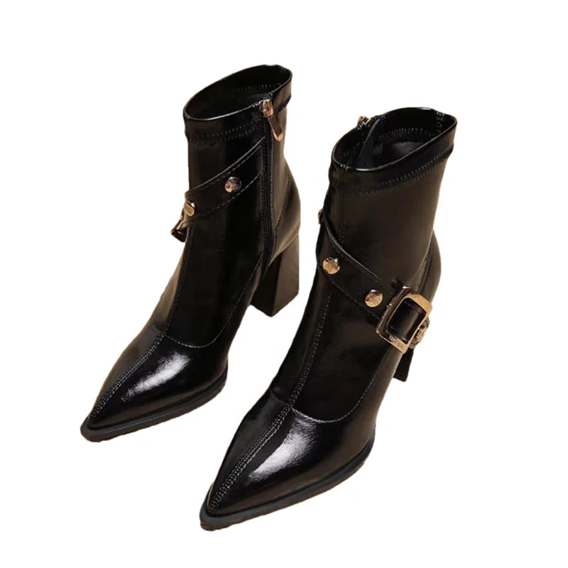 Pointed Toe Chelsea Boots