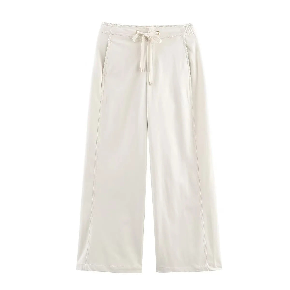 Casual Lapel Jacket And Drawstring Pants Set for Women