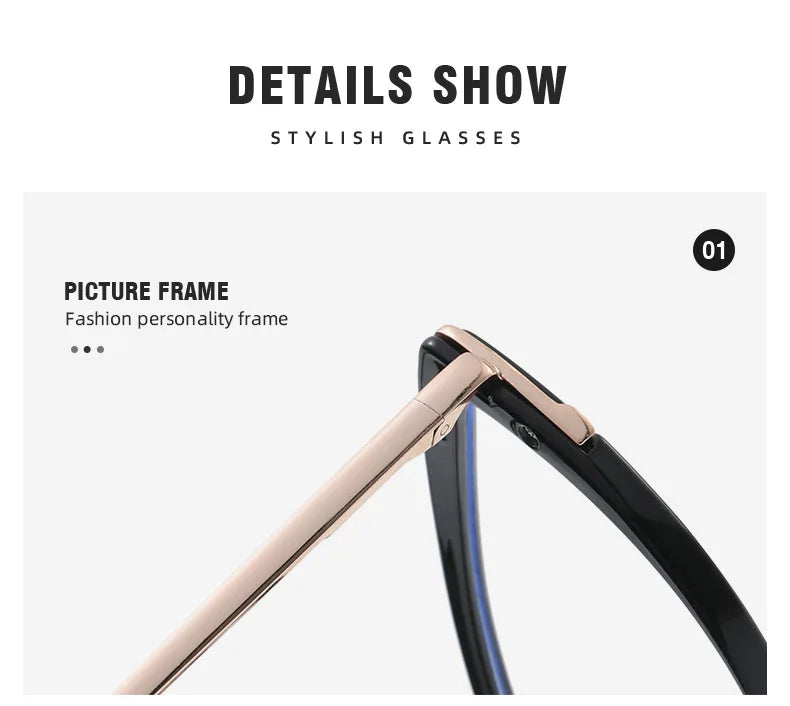 Cat Eye Fashion Blue Light Reading Glasses for Women