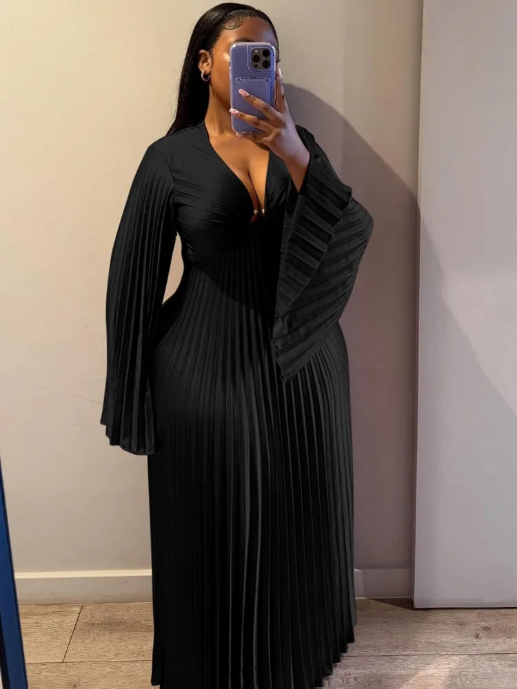 Elegant African Wedding Maxi Kaftan Dress for Women