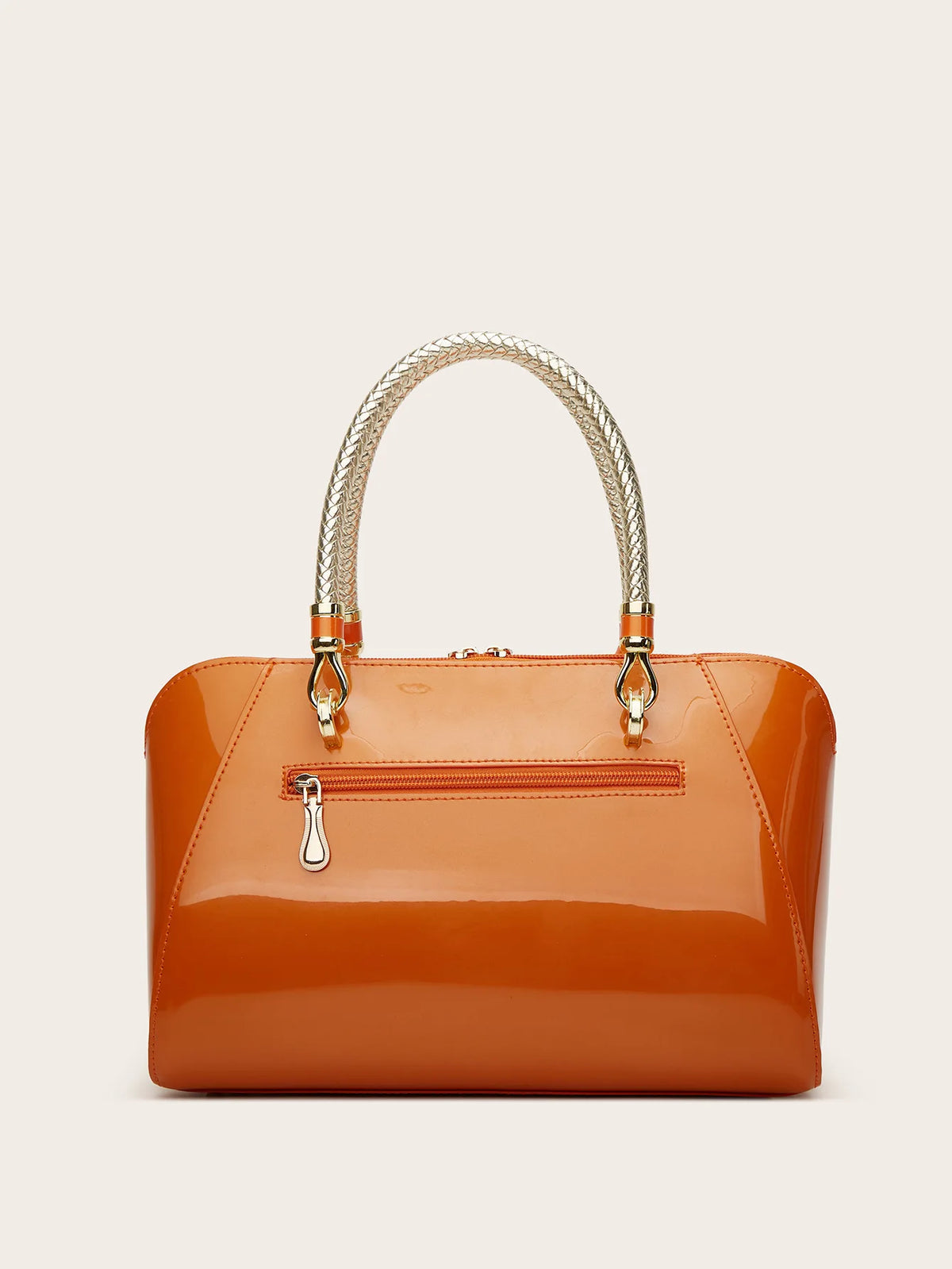 ABQP New Women's Handbag Luxury Brand Fashion Patent Leather Women's Shoulder Bag Large Capacity Boston Women's Bag High Quality