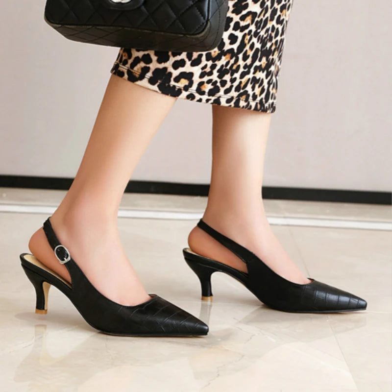 Summer Point Toe Thin Heel Sandals
