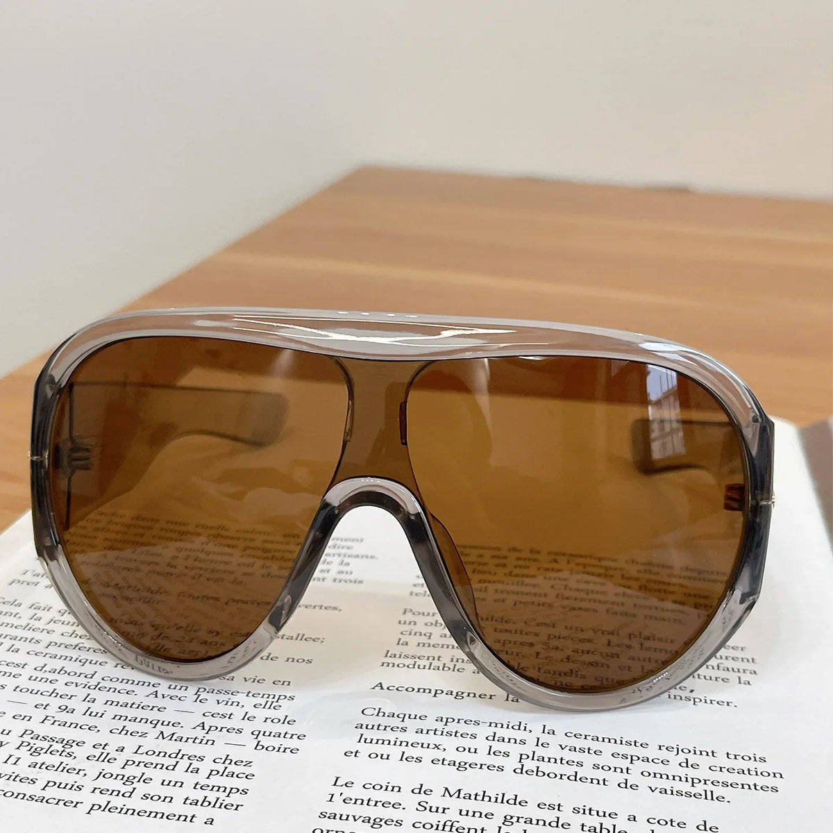 Oversized UV400 Shield Sunglasses