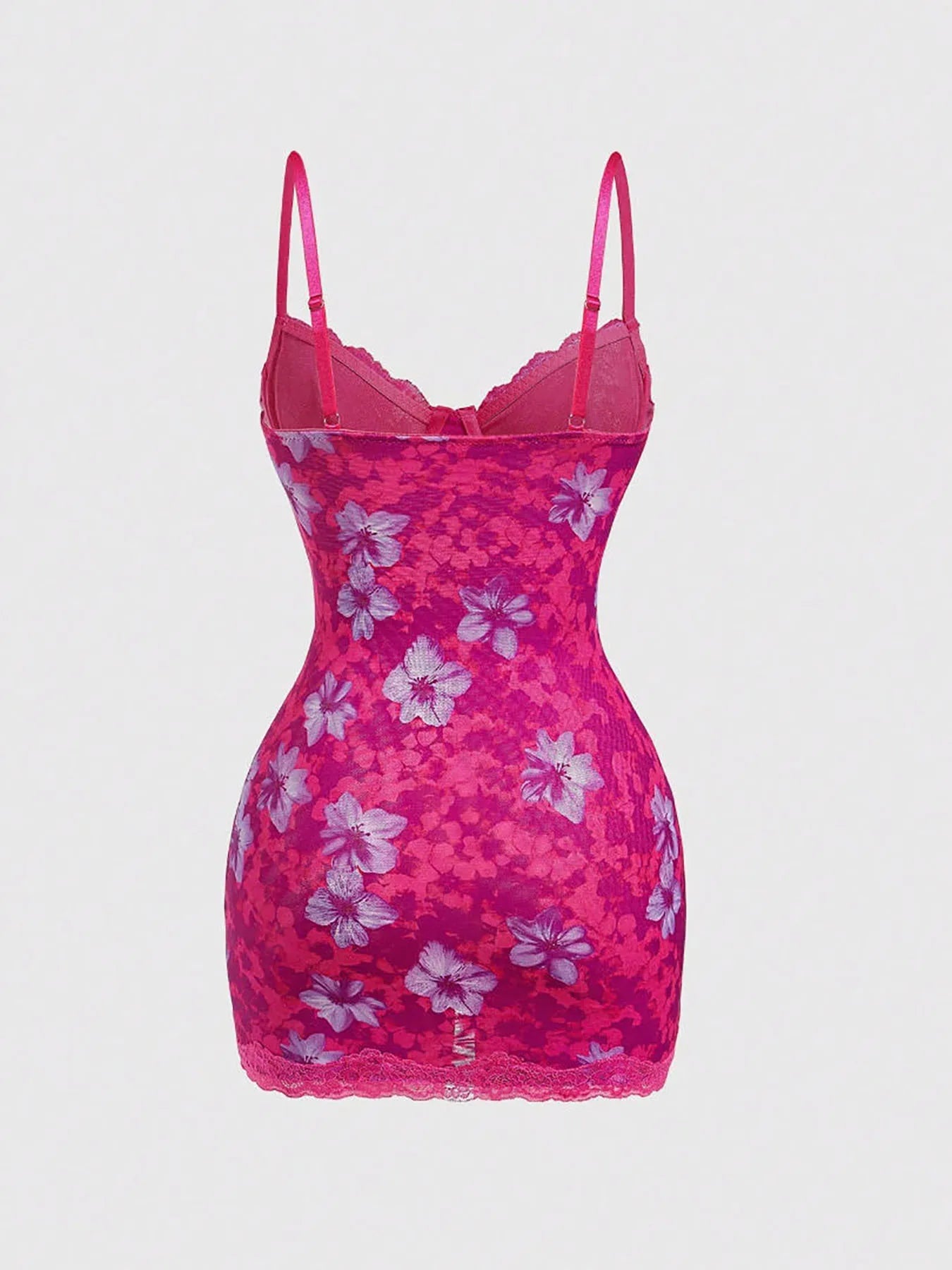 Leopard Print Lace Spaghetti Strap Bodycon Dress for Women