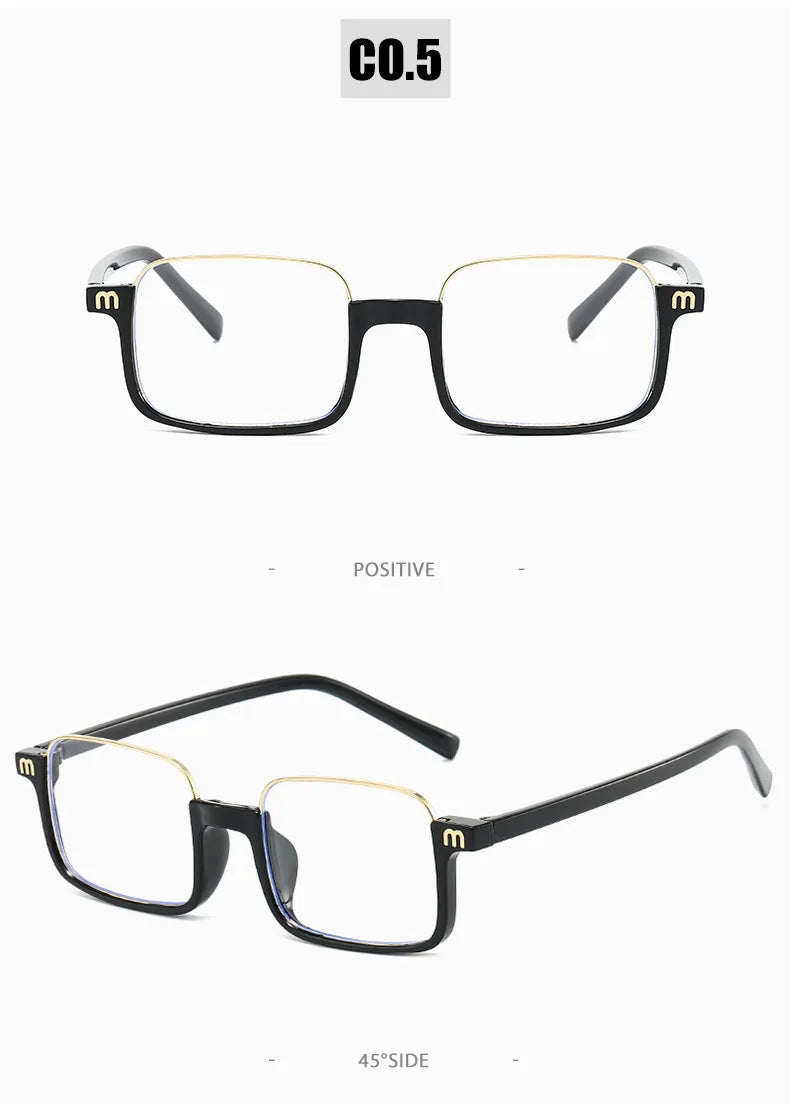 Blue Light Blocking Half Frame Reading Glasses for Women