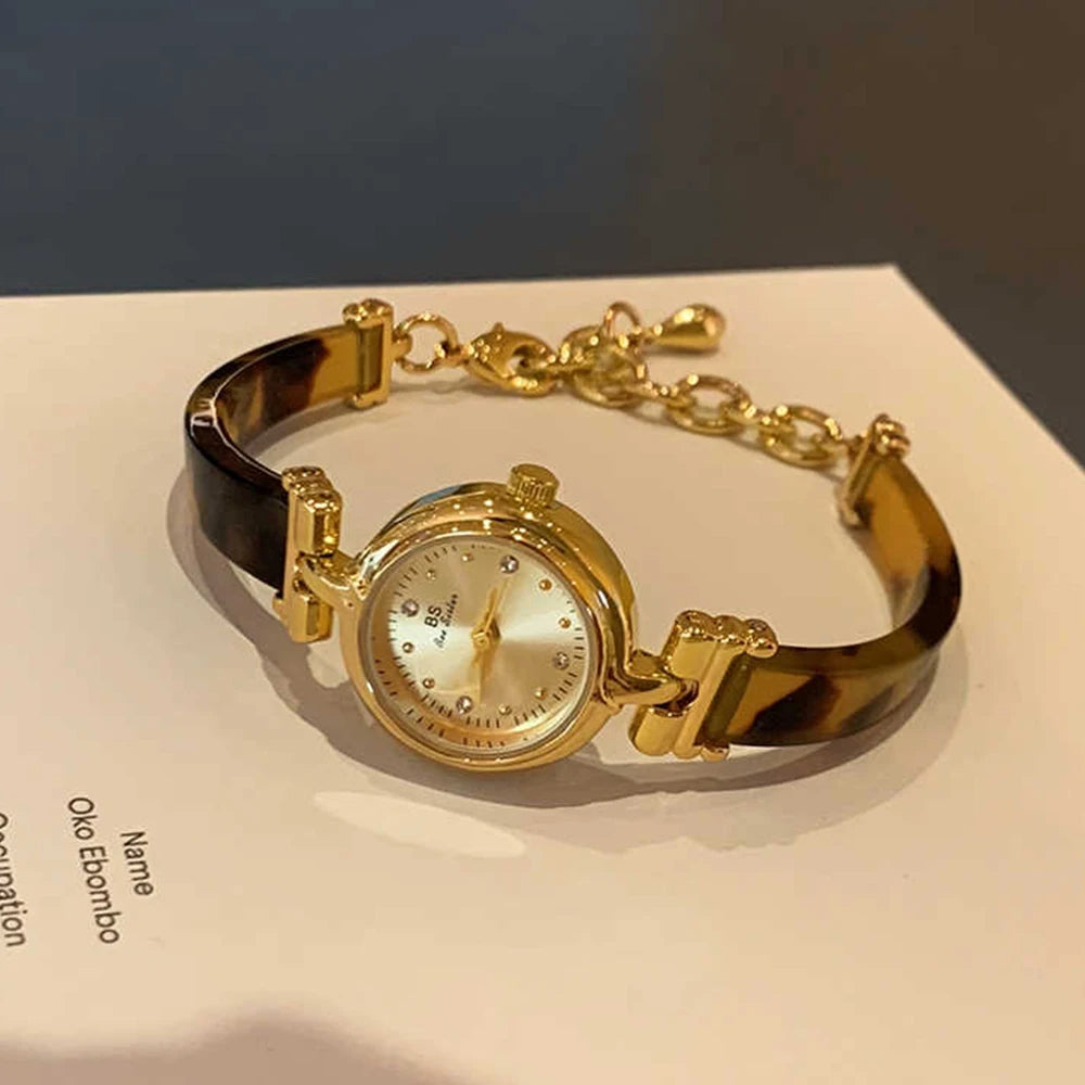 Amber Tortoiseshell Bracelet Watch