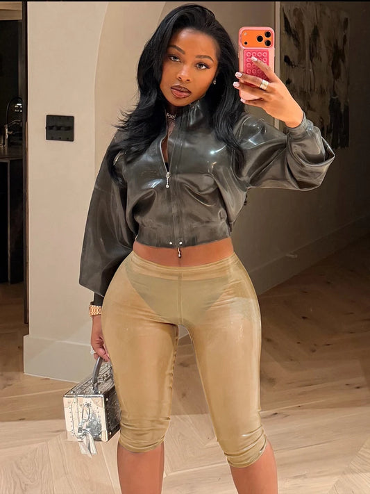 Sheer Low Waist Club Shorts