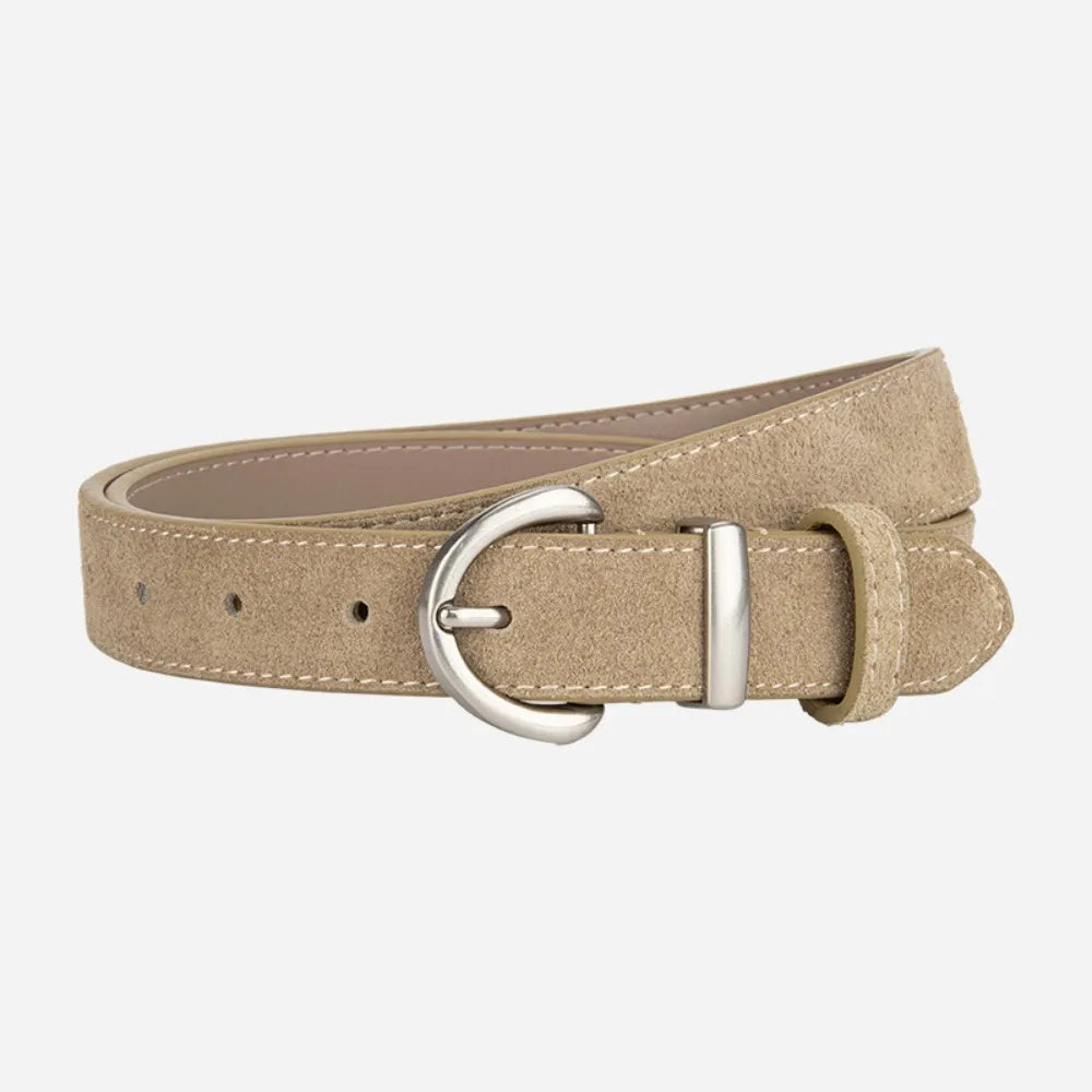 Retro Style Suede Belt