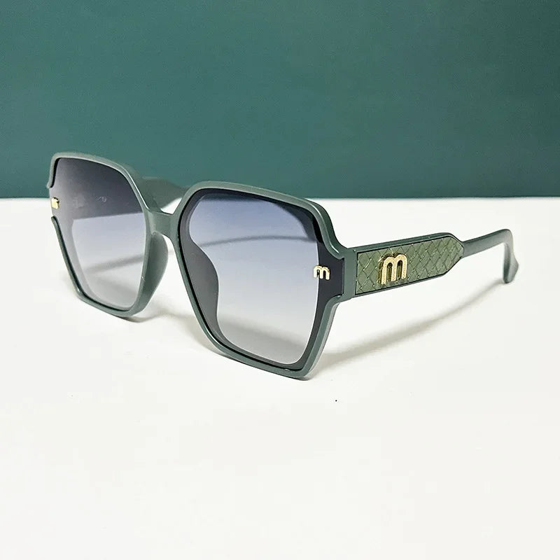 Oversized Square Gradient Sunglasses