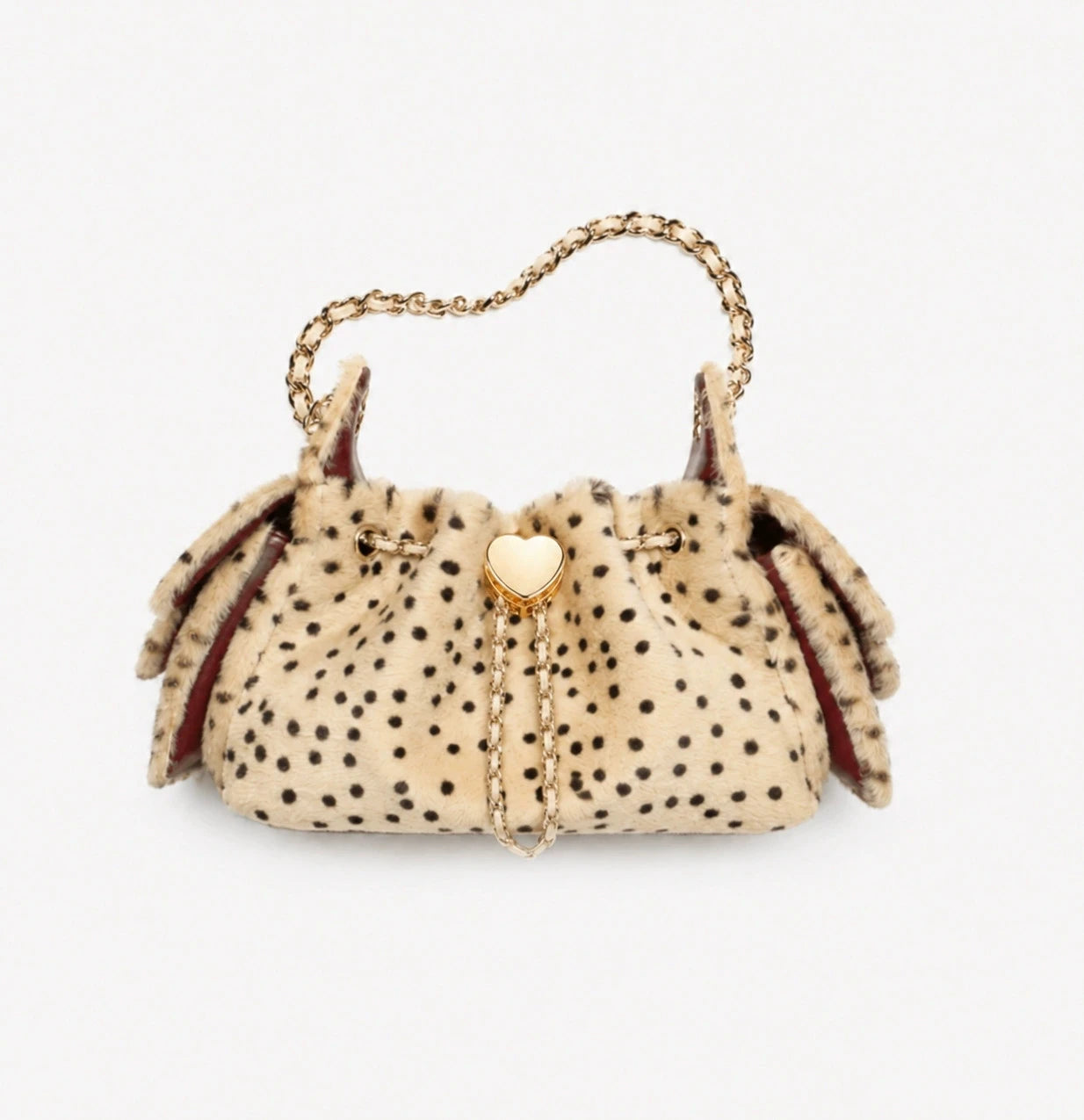 Women Shoulder Crossbody Bag Faux Fur leopard print Bucket Bag Luxury Plush Commuter Handbag Fashion Large Capacity Tote Bag