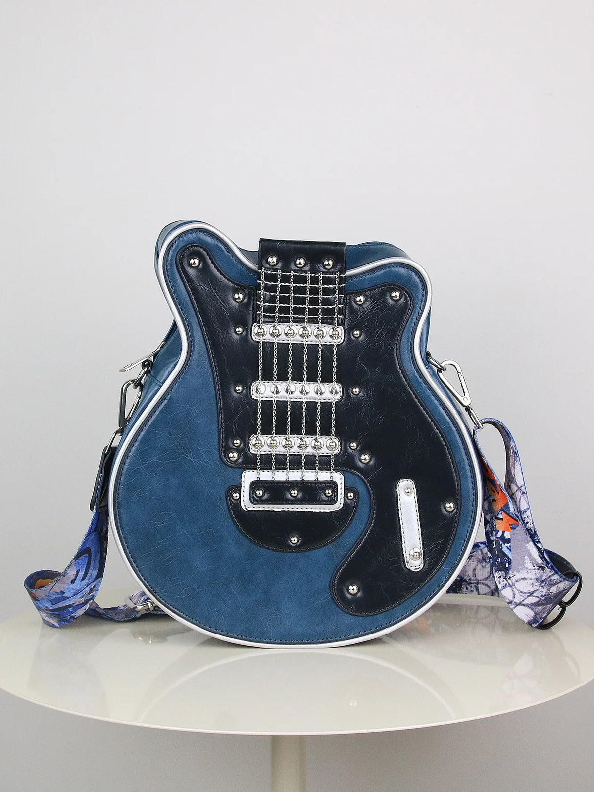 Y2K Guitar Shaped Crossbody Bag
