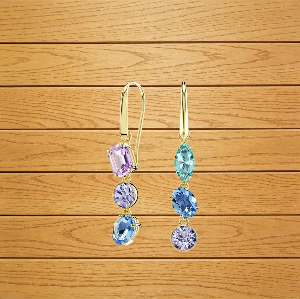 Elegant Bridal Zirconia Jewelry Set with Necklace and Earrings for Women
