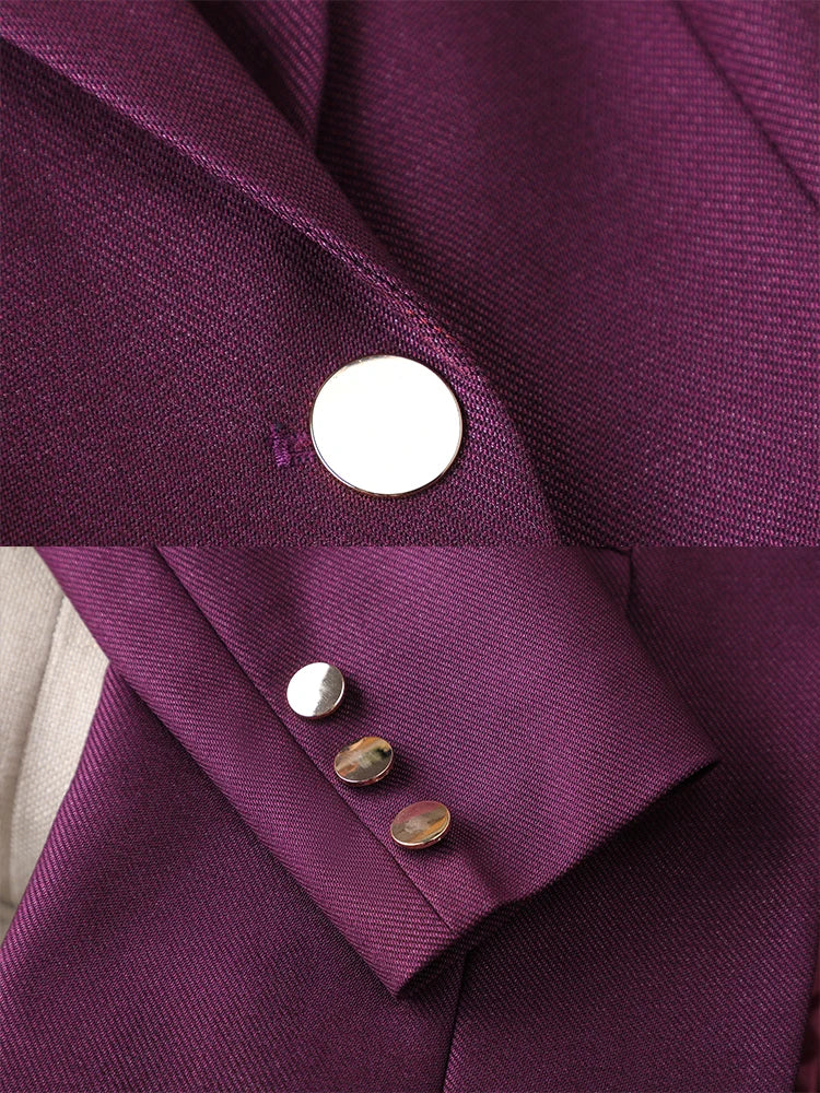 Slim Fit Blazer And Pant Suit
