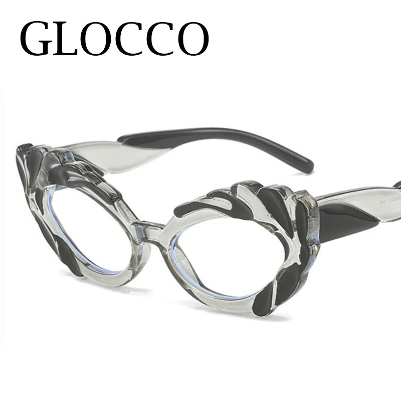 Anti Blue Light Green Cat Eye Reading Glasses For Women