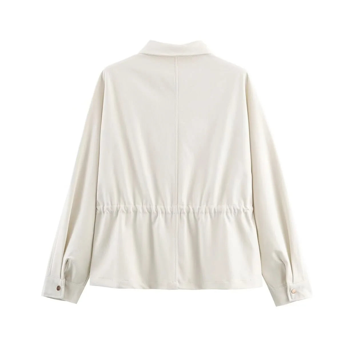 Casual Lapel Jacket And Drawstring Pants Set for Women
