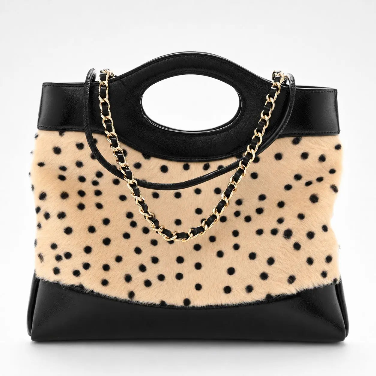 Women Shoulder Crossbody Bag Faux Fur leopard print Bucket Bag Luxury Plush Commuter Handbag Fashion Large Capacity Tote Bag