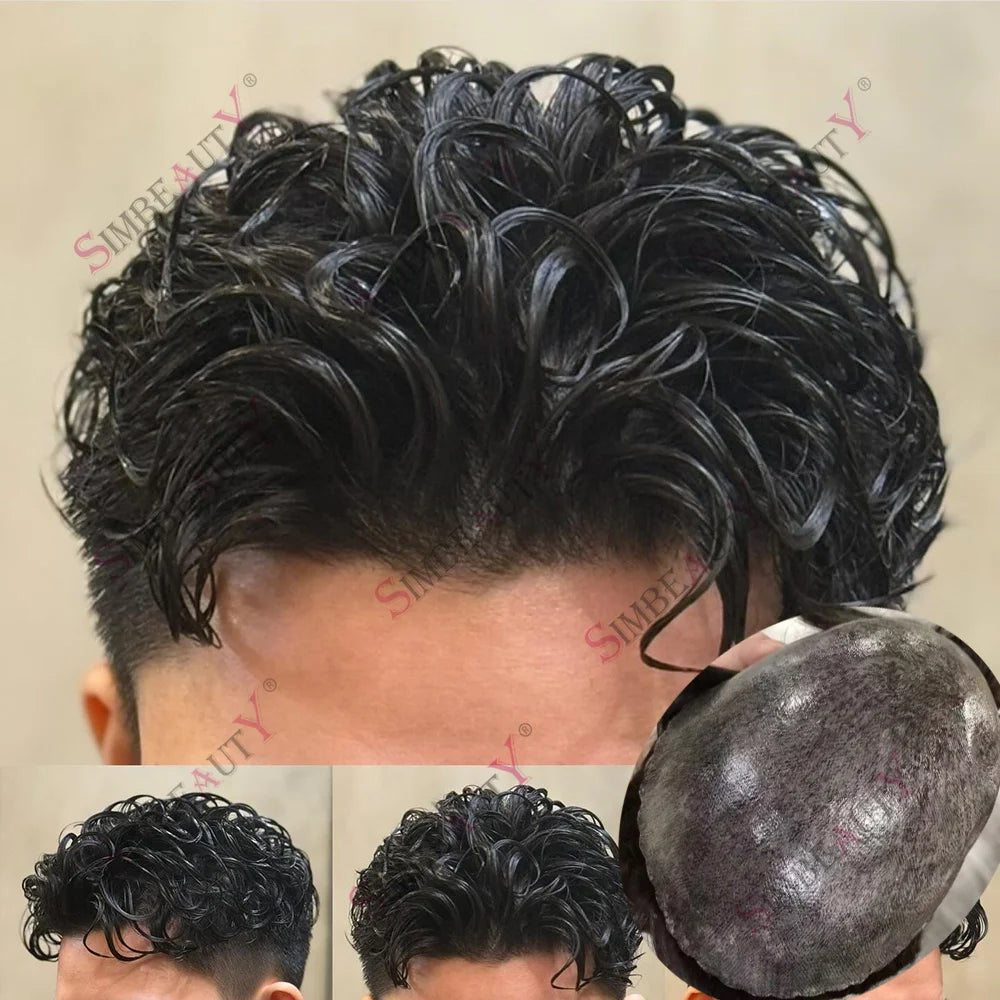 Undetectable Natural Hairline Human Hair Toupee for Women