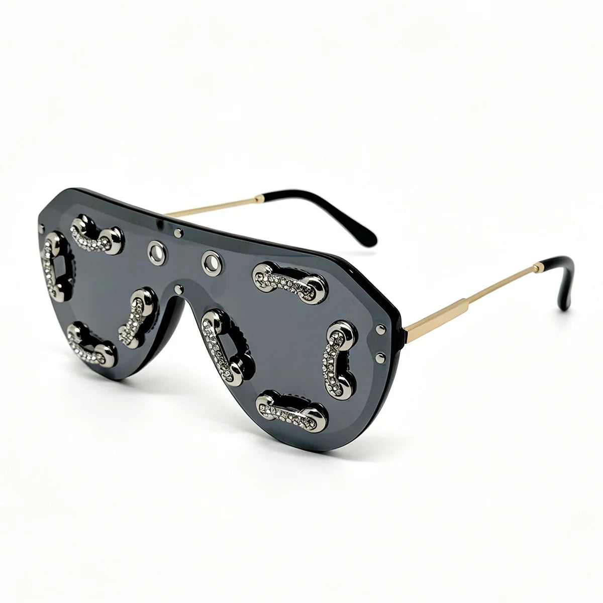 Futuristic Shield Fashion Sunglasses
