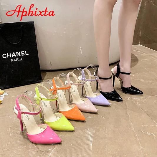 Pointed Toe Bling Stiletto Sandals