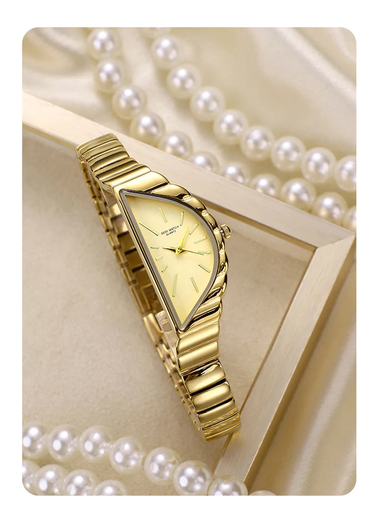 Vintage Irregular Case Quartz Watch