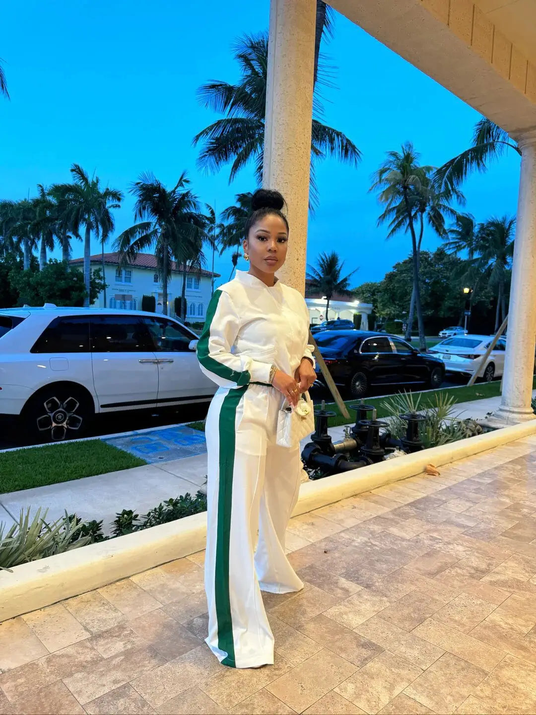 FAGADOER Fashion Sports 2 Pieces Set for Woman Long Sleeve Crop Top and Long Pants Matching Suit Female Streetwear Clothing New