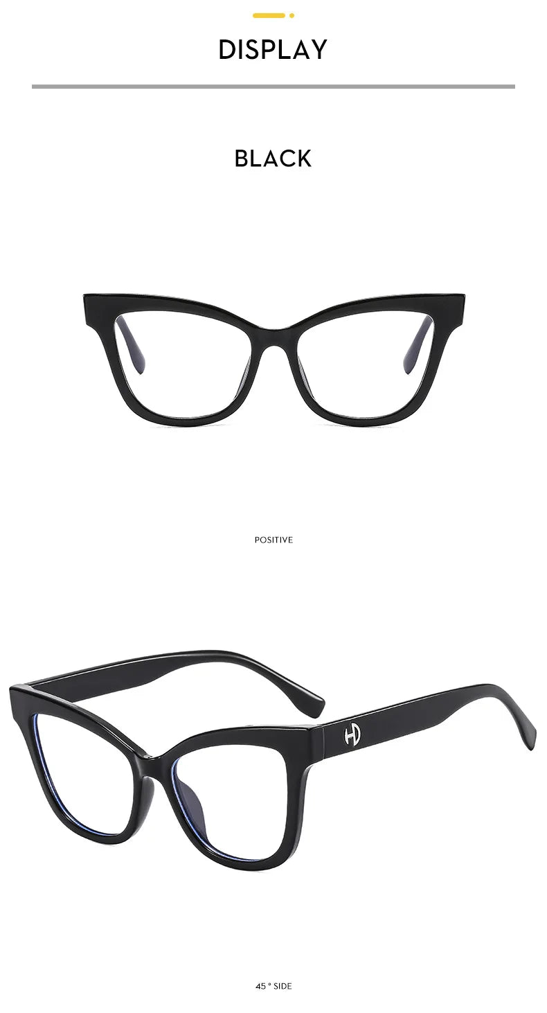 Vintage Blue Light Blocking Cat Eye Reading Glasses for Women