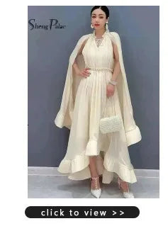 Pleated Tiered Long Sleeve Maxi Dress