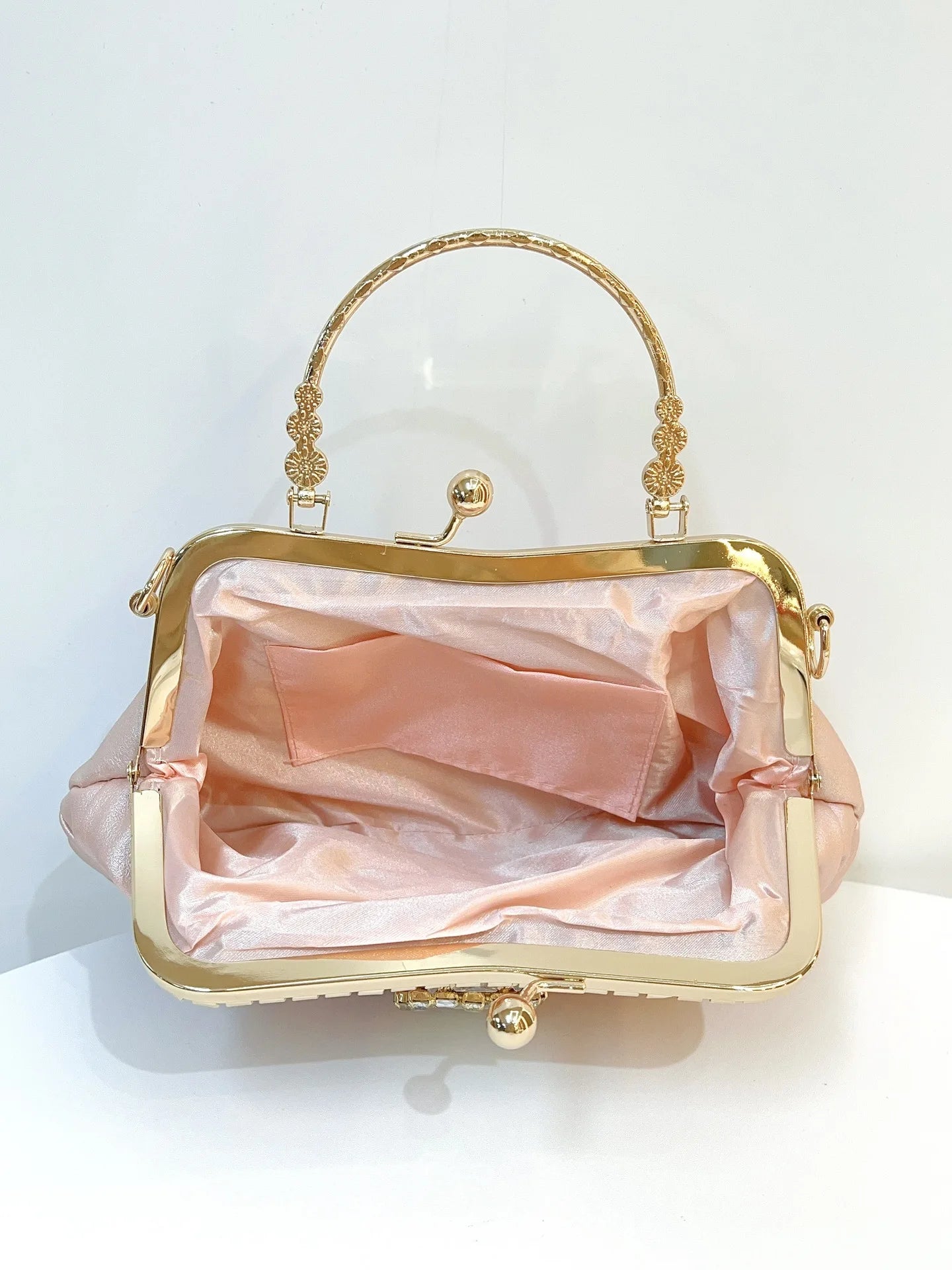 New Dinner Women's Bag Luxury Brand Fashion Handmade Diamond Women's Handbag Shiny Banquet Mini Shoulder Bag High Quality