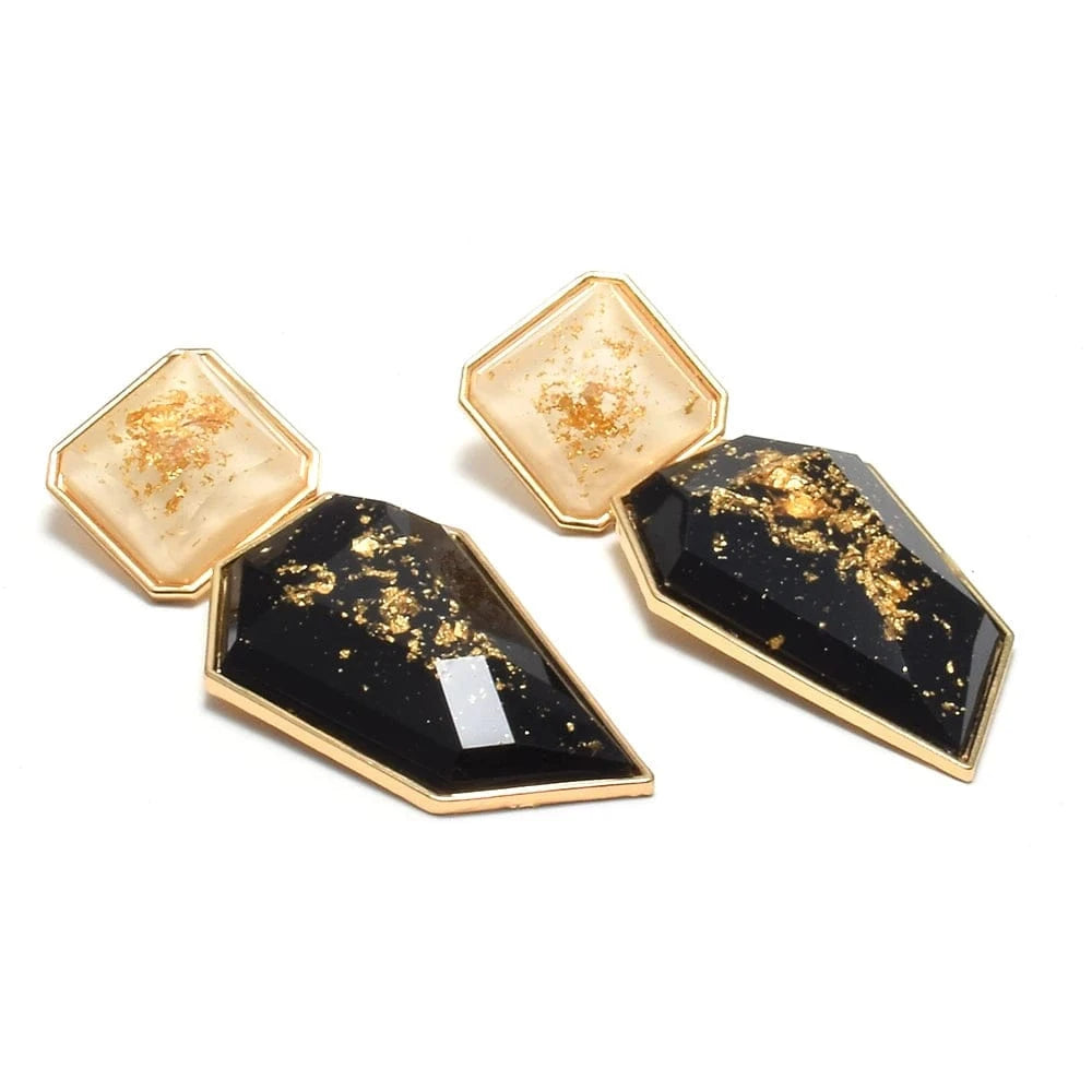 Transparent Earrings Hanging Irregular Dangle earrings High Quality Resin Drop Earrings Women's Accessories Wholesale
