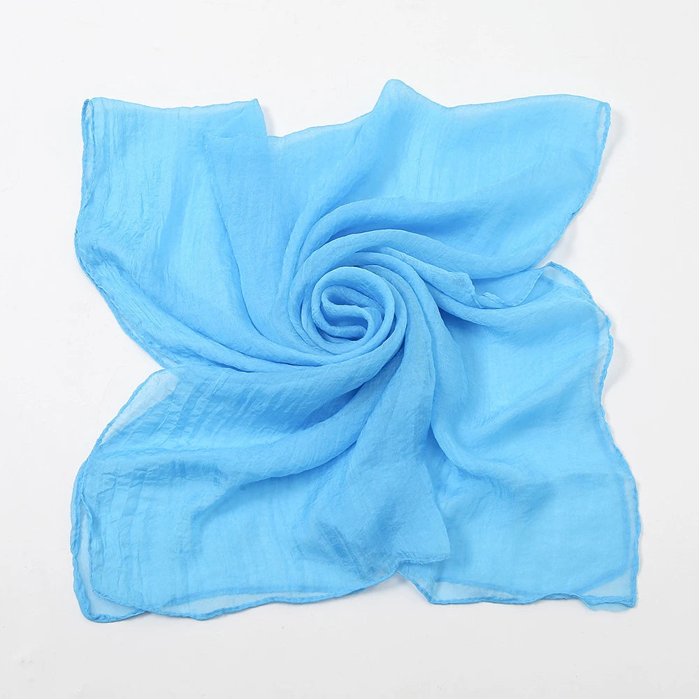 Oversized Chiffon Sun Protection Beach Wrap Scarf for Women