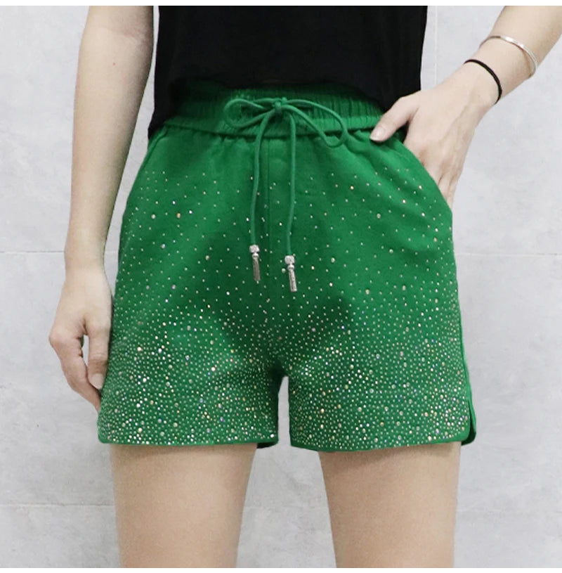 Lightweight High Waist Wide Leg Casual Shorts for Women