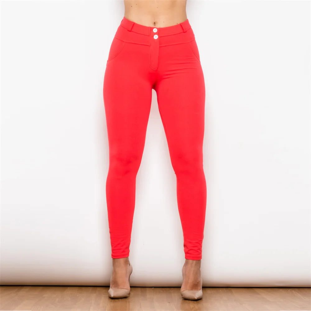 High Stretch Sculpting Slim Fit Pencil Pants for Women