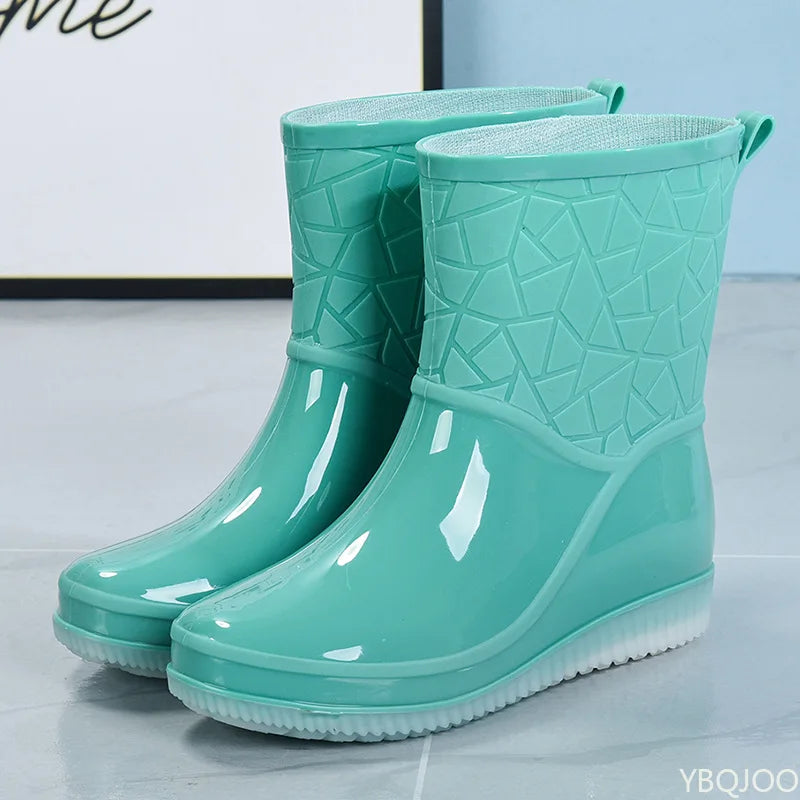 Stylish Waterproof Wedge Boots