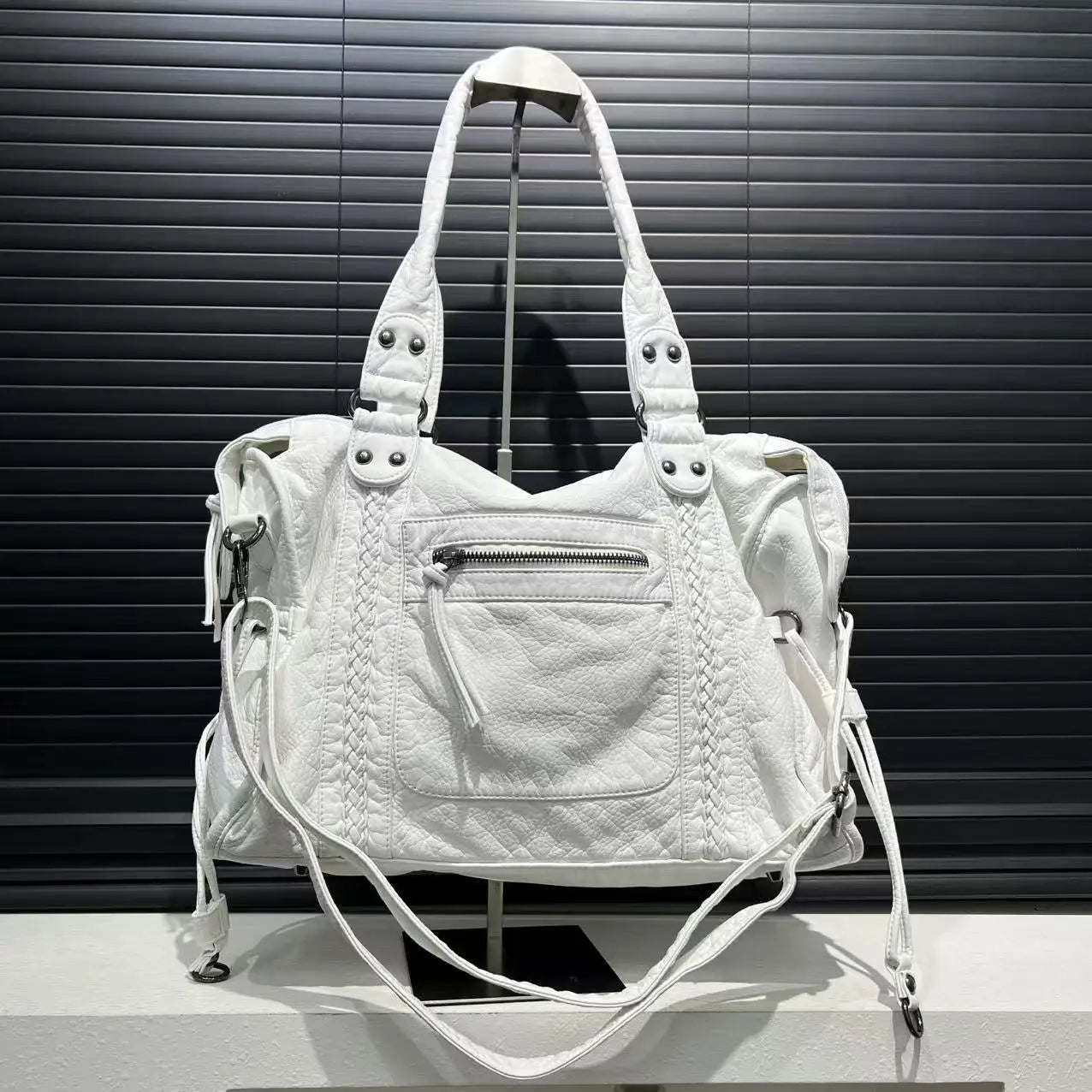 Y2K Street Style Retro Chic Large Capacity Tote Bag for Women