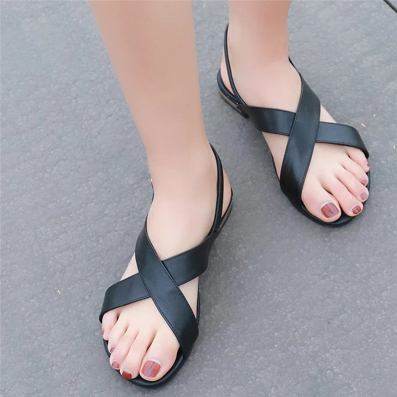 Breathable Genuine Leather Sandals