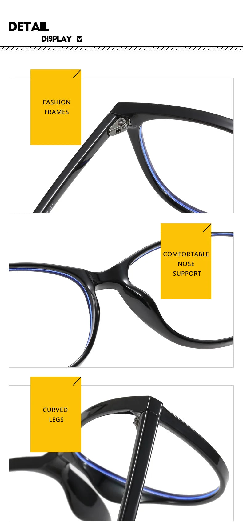Blue Light Blocking Cat Eye Reading Glasses for Women