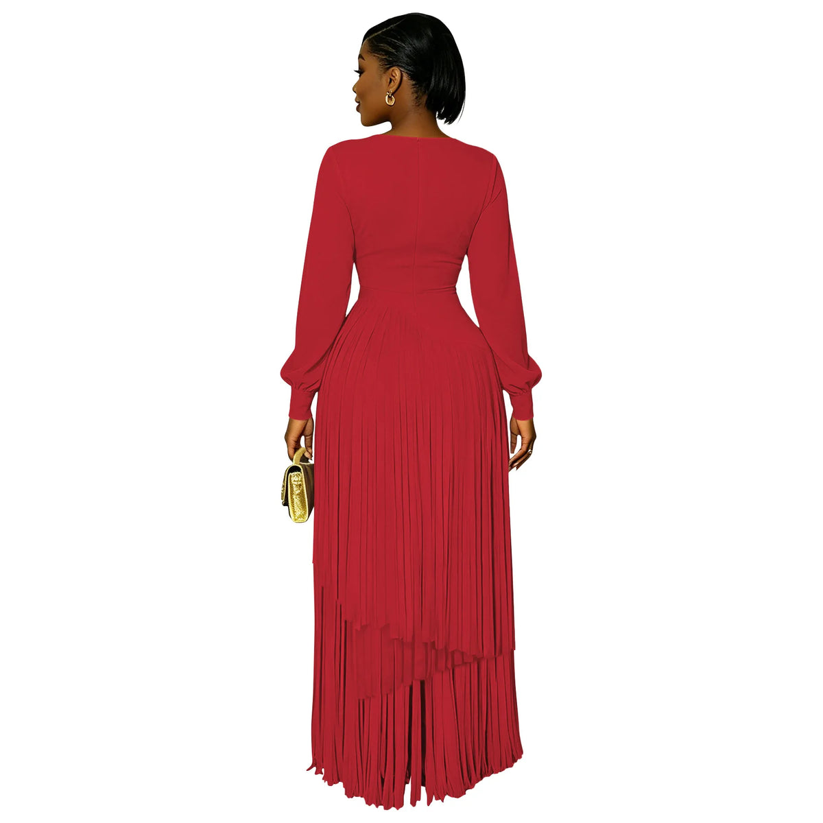 Elegant Long Sleeve African Dashiki Maxi Dress for Women