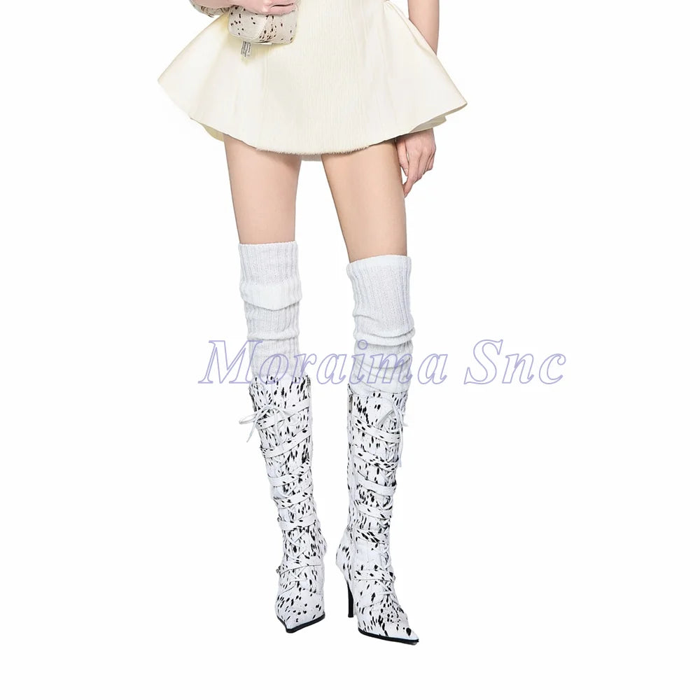 Pointed Toe High Heel Over The Knee Boots For Women