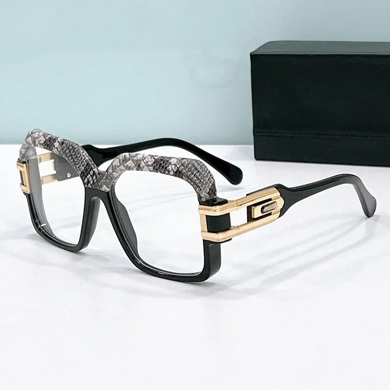 Snake Print Gradient Fashion Sunglasses