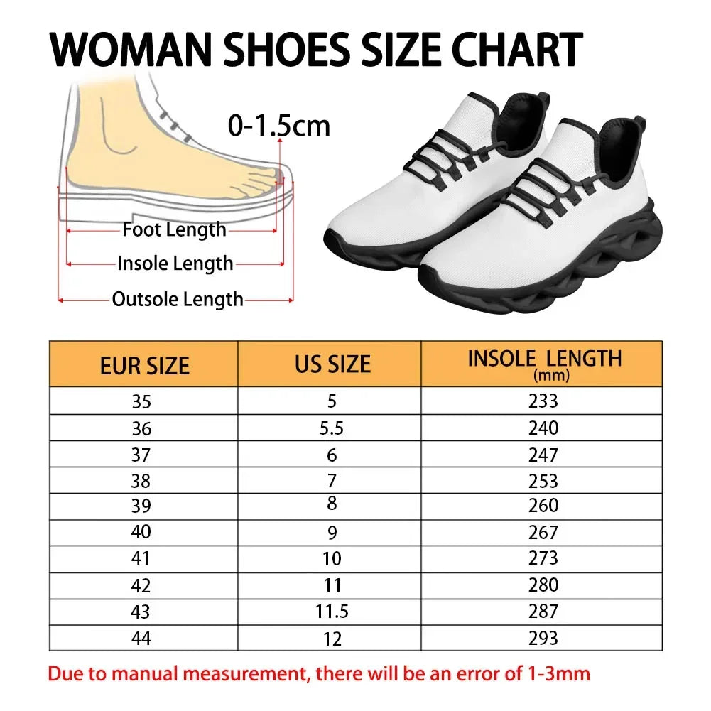 Cute Cartoon Print Lace-Up Nursing Shoes for Women