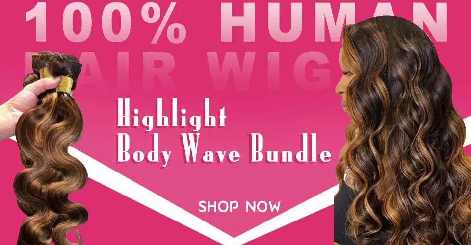 Ombre Honey Blonde Human Hair Lace Front Wig for Women
