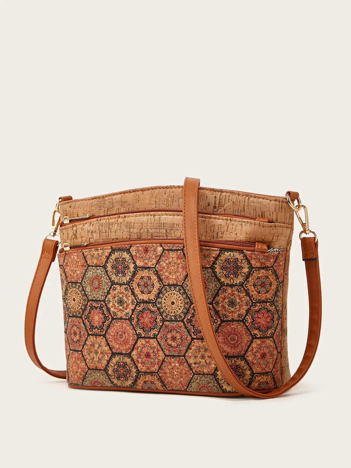 New Casual Fashion Ladies Ethnic Shoulder Crossbody Personalized Hugh Retro Bark Bag