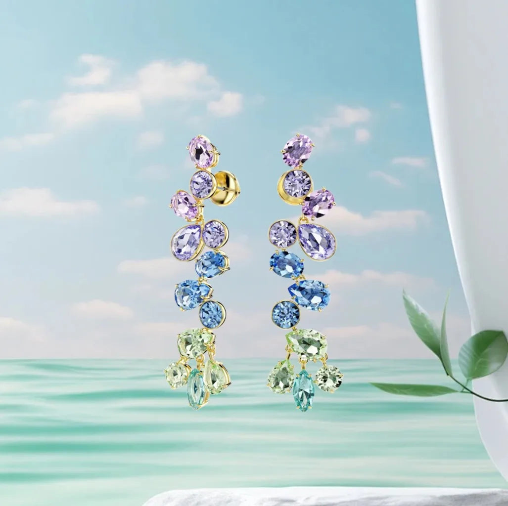 Mixed Cut Crystal Jewelry Set