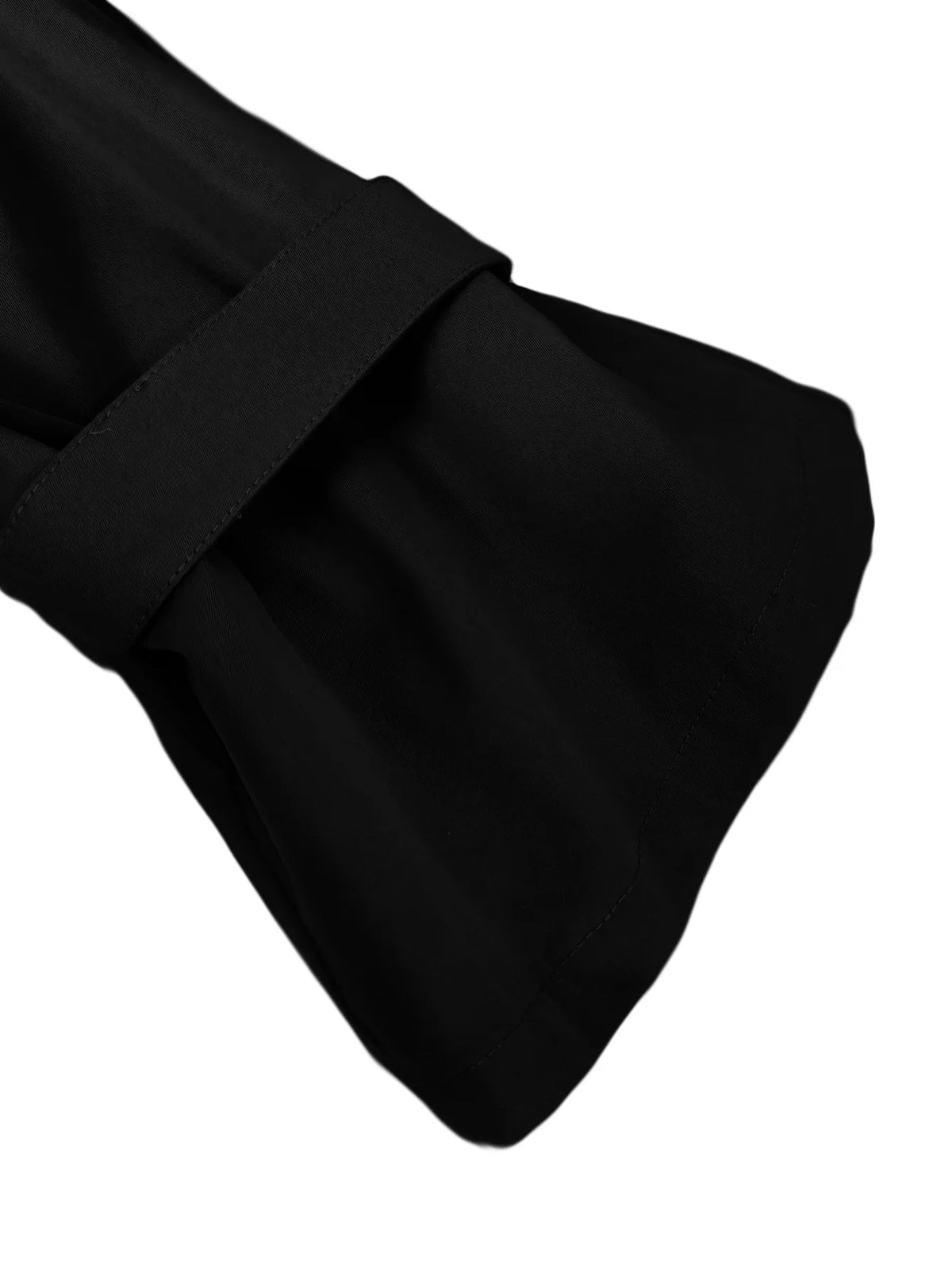 Ruched Stretch Wide Leg Casual Work Trousers for Women