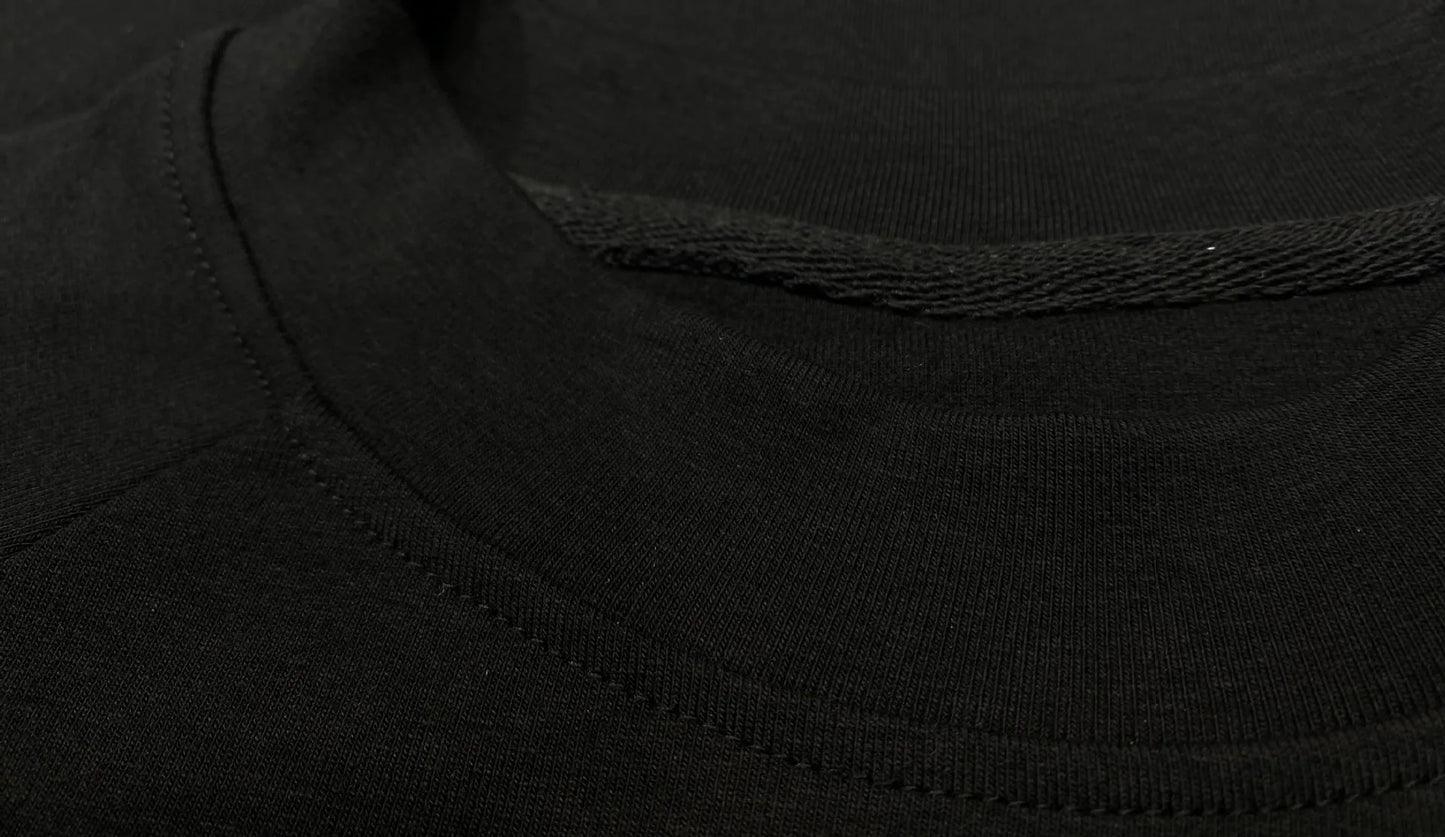 Loose Inner Wear Black T-shirt Women Spring Autumn Rhinestone Long-Sleeved Shirt Thickened Brushed Cotton Bottoming Top Female